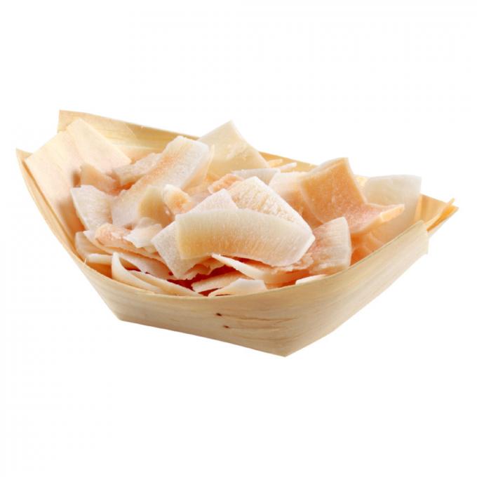 Portable Wood Biodegradable Disposable Tableware Plates Boat Shape 1