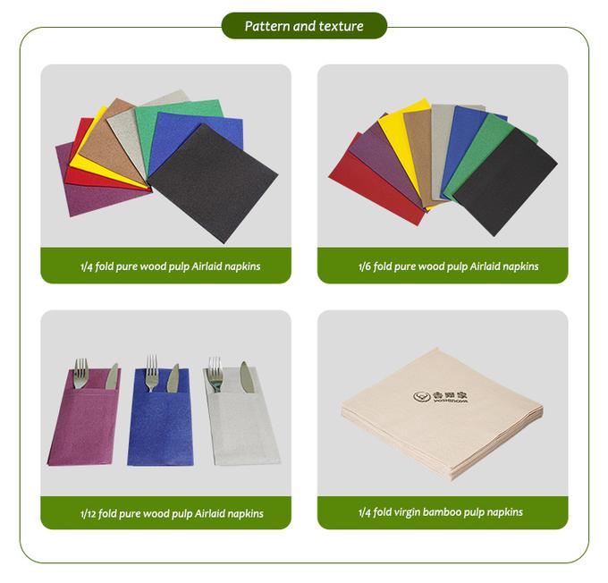 Multicolor Cloth Like Paper Napkins Serviettes Durable Multipurpose 1