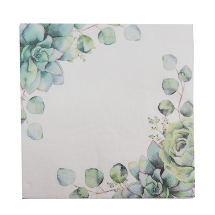Square Party Paper Napkins Serviettes Nontoxic Multipurpose 2 Ply