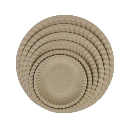 Disposable Biodegradable Party Plates 7" Sugarcane Paper Plates